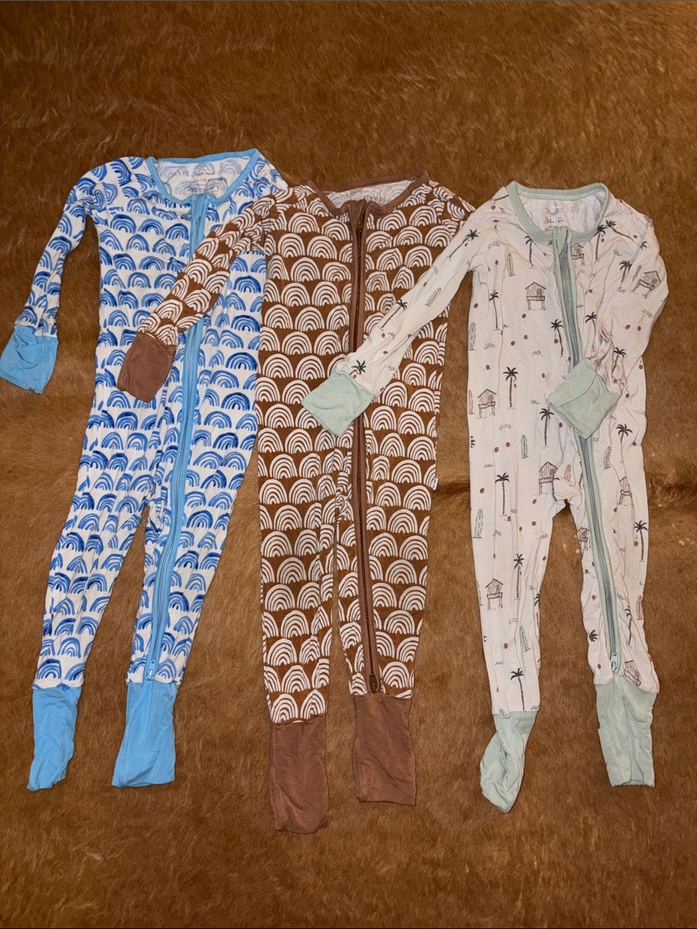 Bamboo Pajamas Onesie Unisex Bundle Little Sleepies